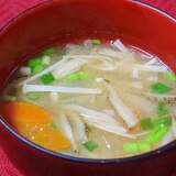 食物繊維たっぷり♪　「冬野菜の味噌汁」